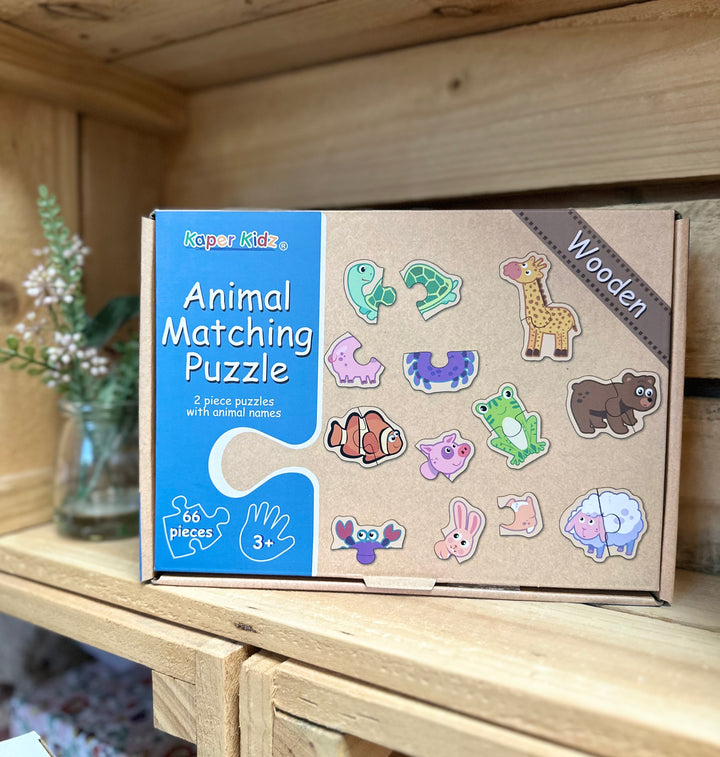 Timber Animal Match Puzzles