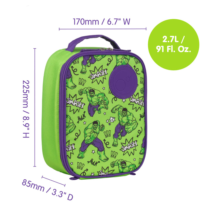 bbox x Marvel Hulk Mini Flexi Insulated Lunch Bag