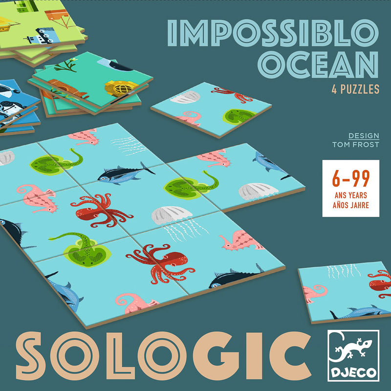 Djeco Impossible Ocean 4 Puzzle Set