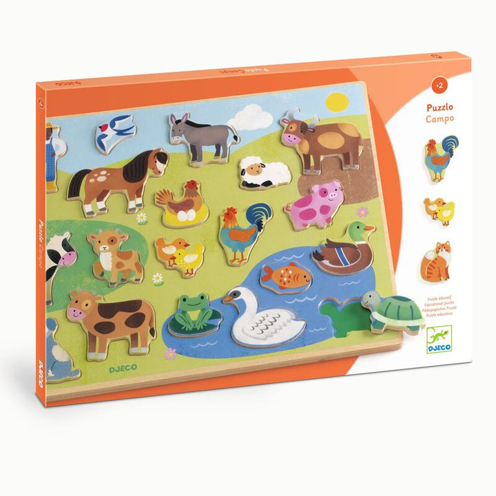 Djeco Jumbo Farm Wooden Puzzle