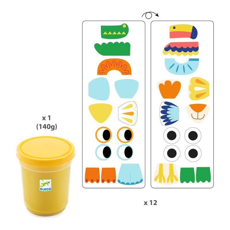 Djeco Myanimodels Playdough Craft Set