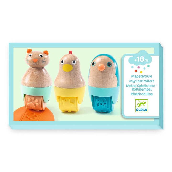 Djeco Playdough Craft Stamp Rollers 3 Pack