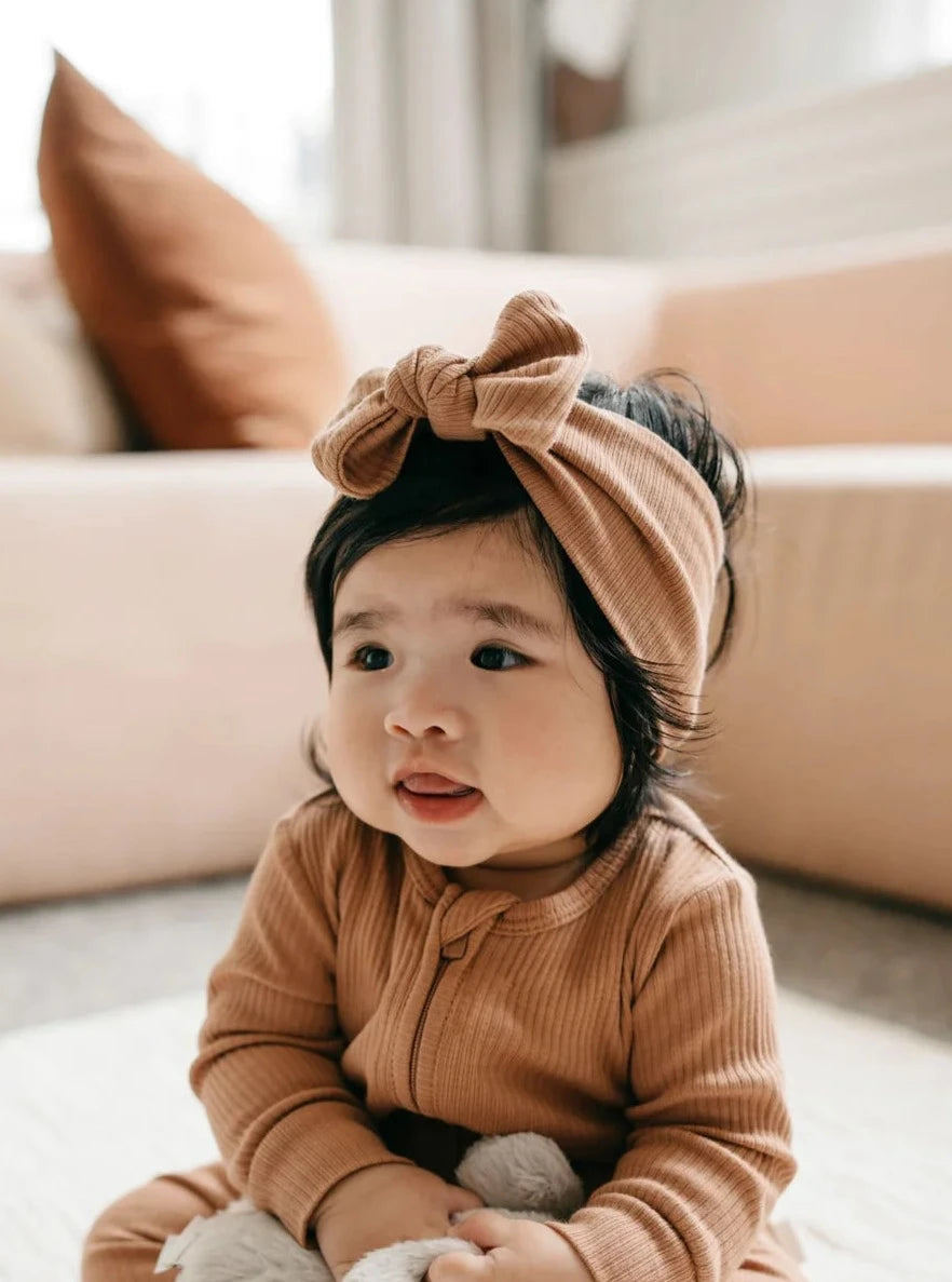 Jamie Kay Organic Cotton Modal Baby Headband - Desert