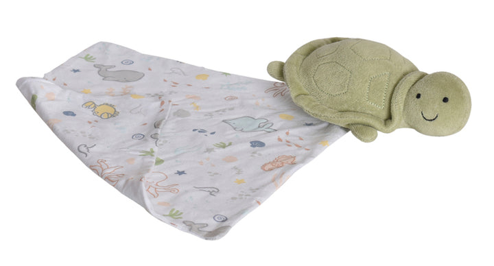 Tikiri Ocean Organic Comforter - Turtle