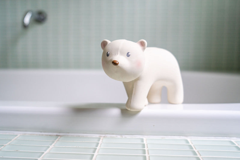 Tikiri My First Arctic Animals Natural Rubber Toy - Polar Bear