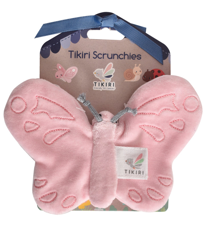 Tikiri Crinkle Scrunch Sensory Toy - Butterfly