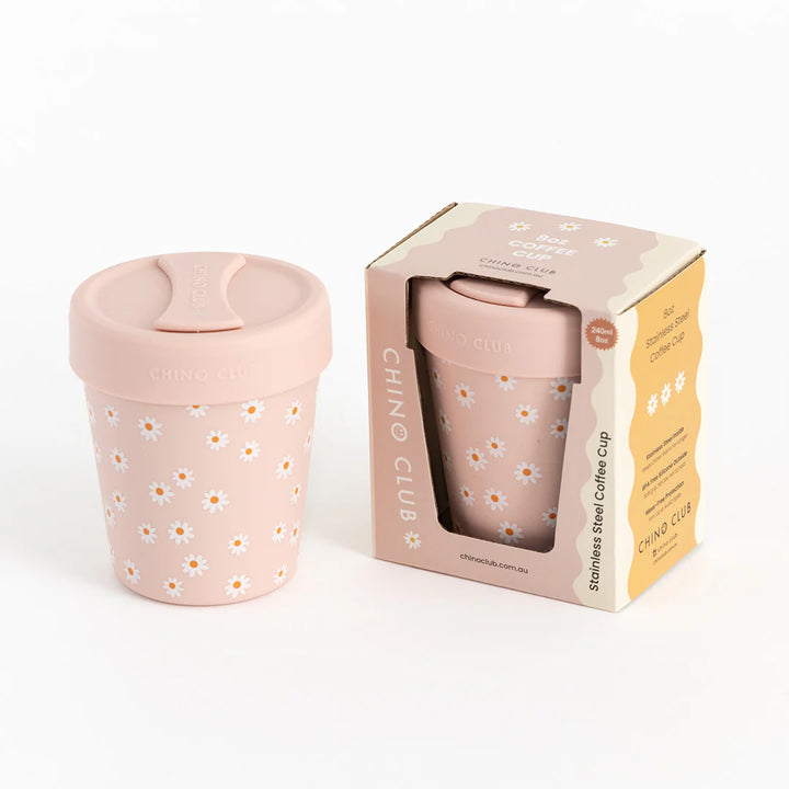 Daisy Stainless Steel Coffee Cup 235ml