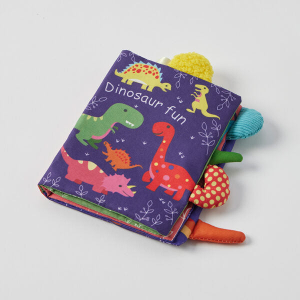 Dinosaur Fun Fabric Sensory Play Book