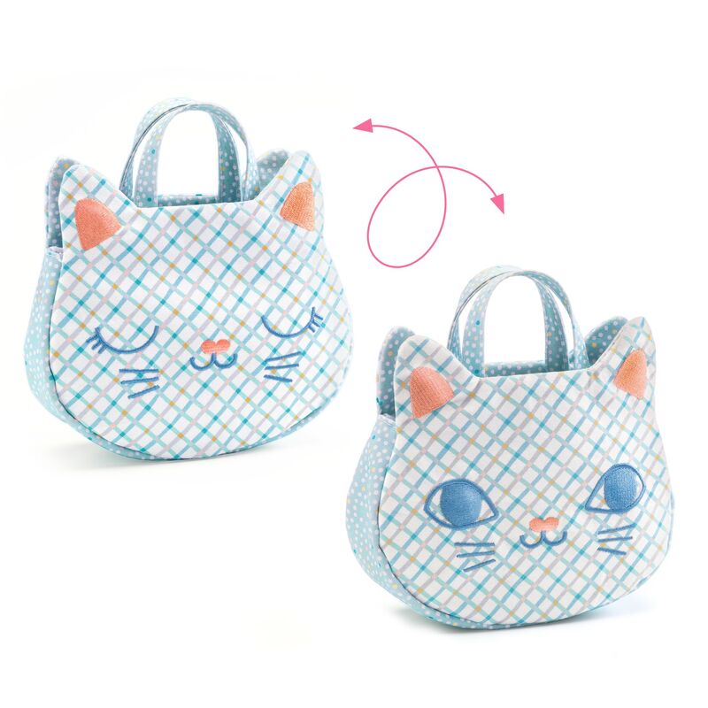 Djeco Baby Cat Handbag with Phone, Keys and Accessories