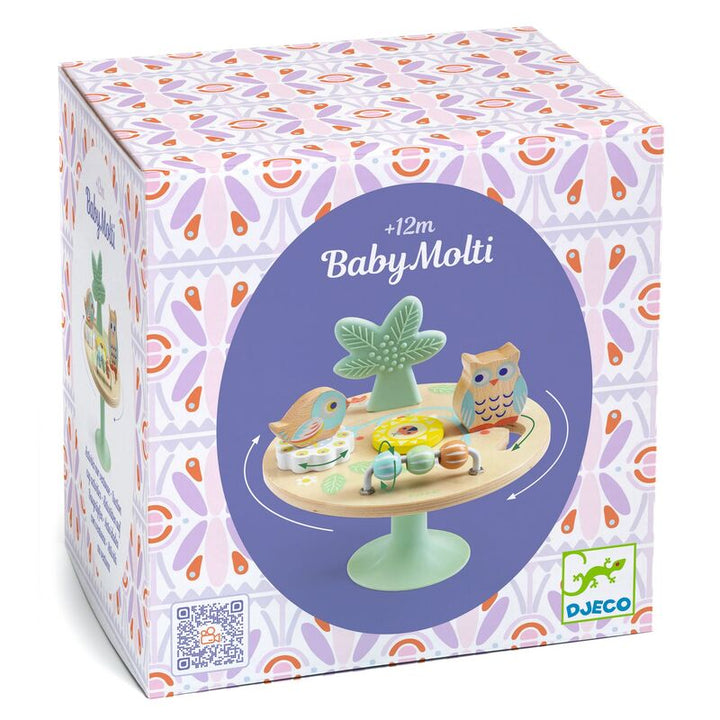 BabyMolti Wooden Rotating Activity Toy