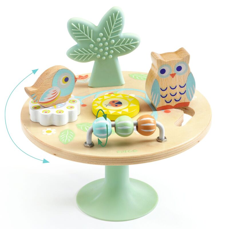 BabyMolti Wooden Rotating Activity Toy