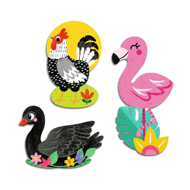 Djeco Birds Toddler Sticker Set