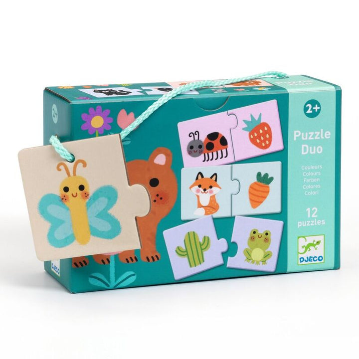 Djeco Duo Colours 24pc Puzzle Set