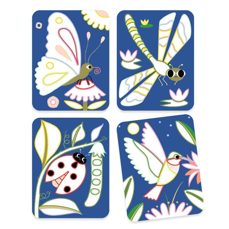 Djeco Creepy Crawlies Bug Painting Set with Palette