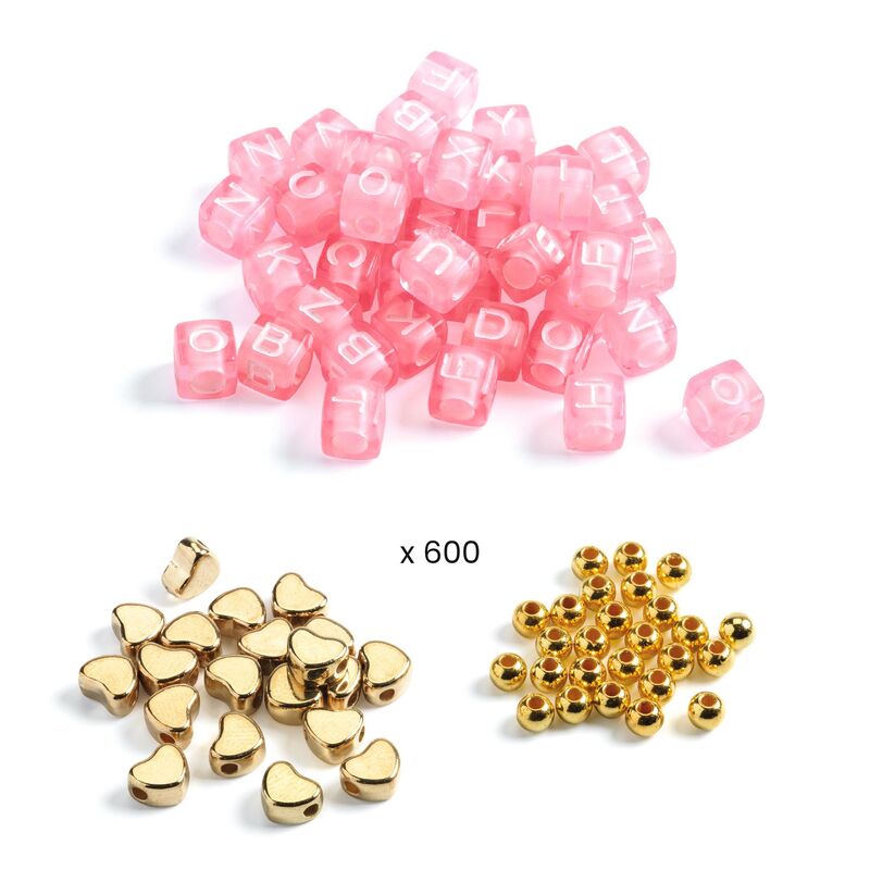 Djeco Gold Alphabet Bead Kit