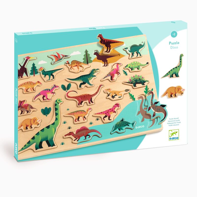 Djeco Jumbo Dinosaur Wooden Puzzle