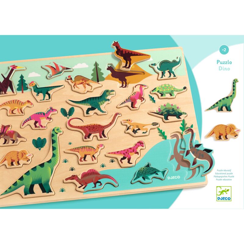 Djeco Jumbo Dinosaur Wooden Puzzle
