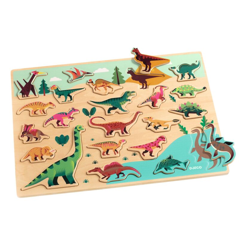 Djeco Jumbo Dinosaur Wooden Puzzle