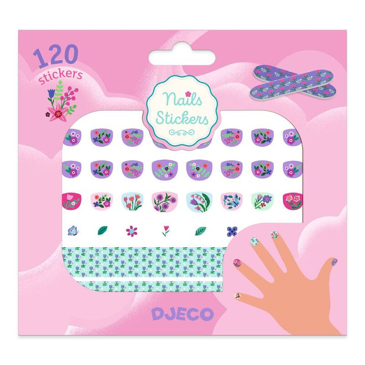 Djeco Nail Stickers - Petit Flowers