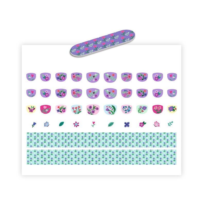 Djeco Nail Stickers - Petit Flowers