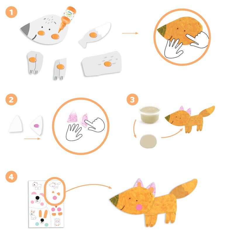 Djeco Toddler Messy Fun Painting Set
