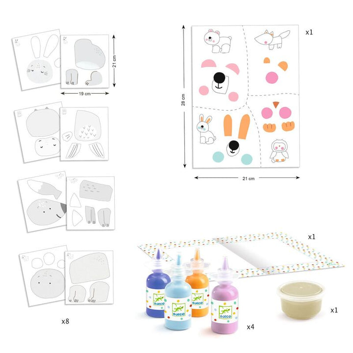 Djeco Toddler Messy Fun Painting Set