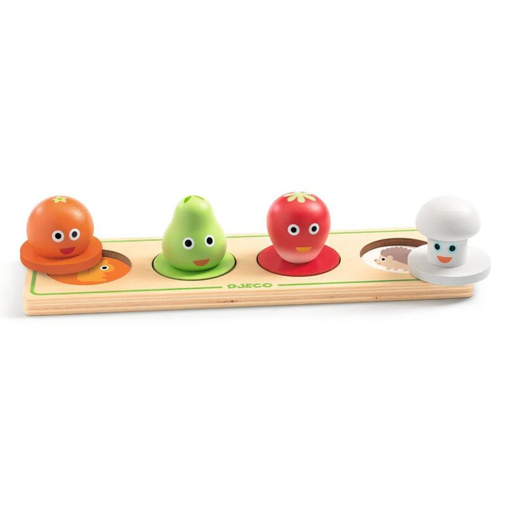 Djeco Vegie 'n' Co Wooden Toddler Puzzle