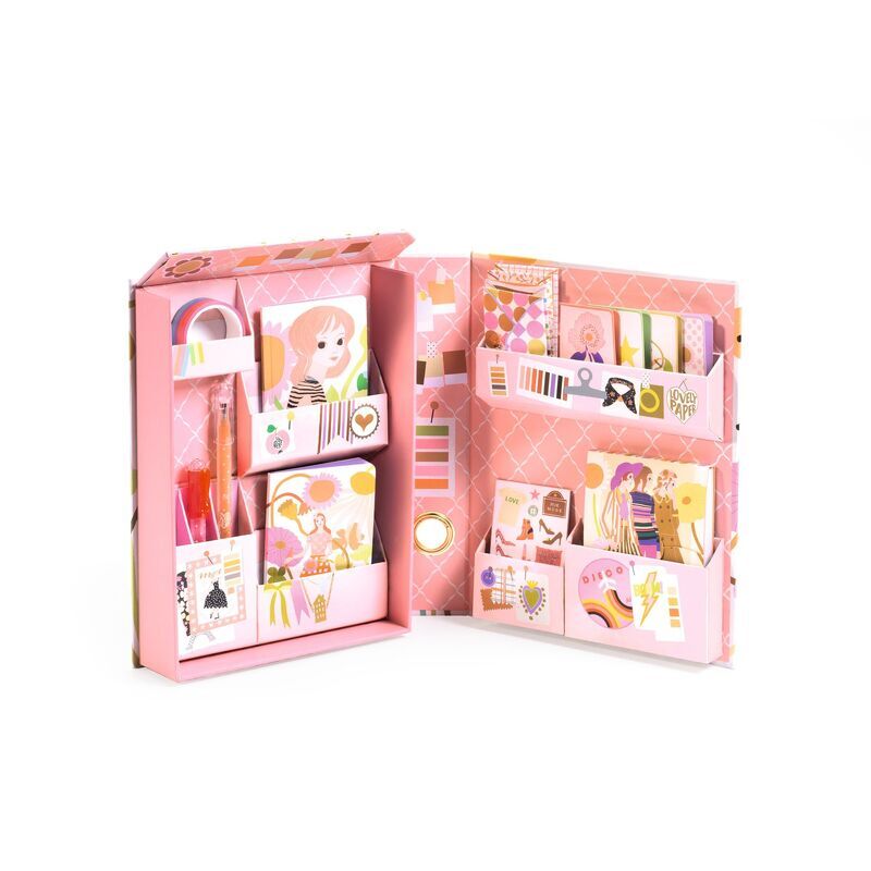Tinou Stationery Cabinet Kit - PInk Fashion