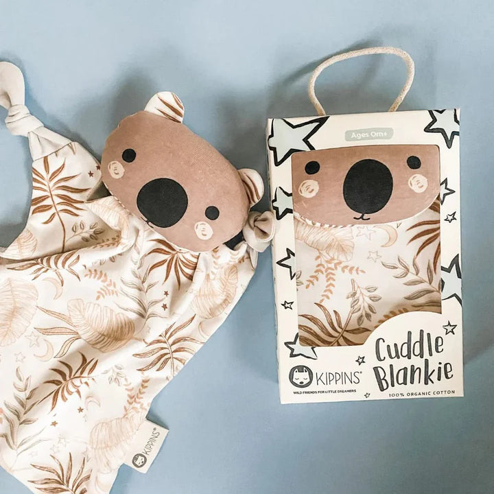 Kippin Organic Cotton Baby Comforter - Dusty the Wombat
