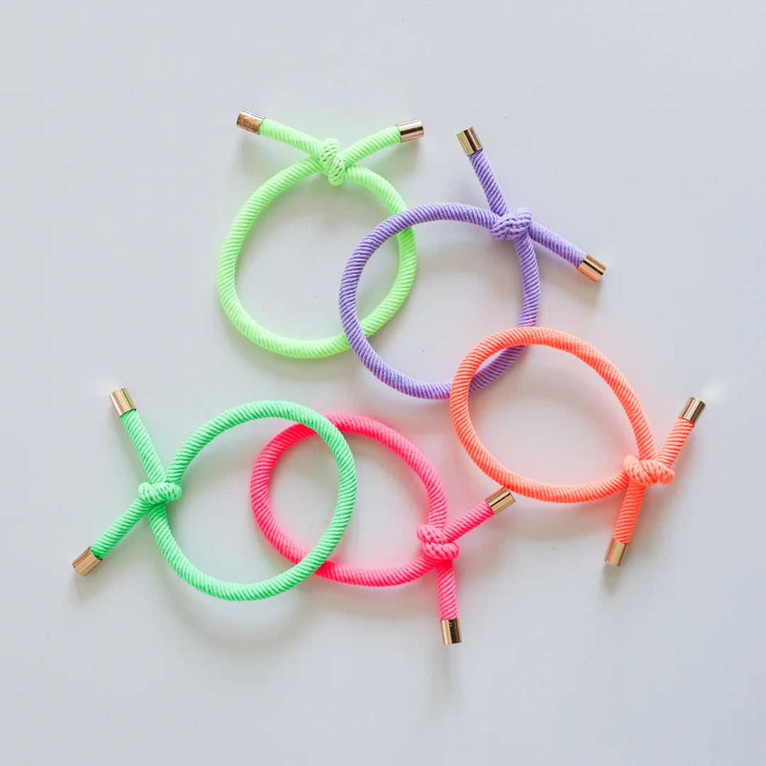 Josie Joan's Hair Tie Essentials Set of 5 | Neon Nora
