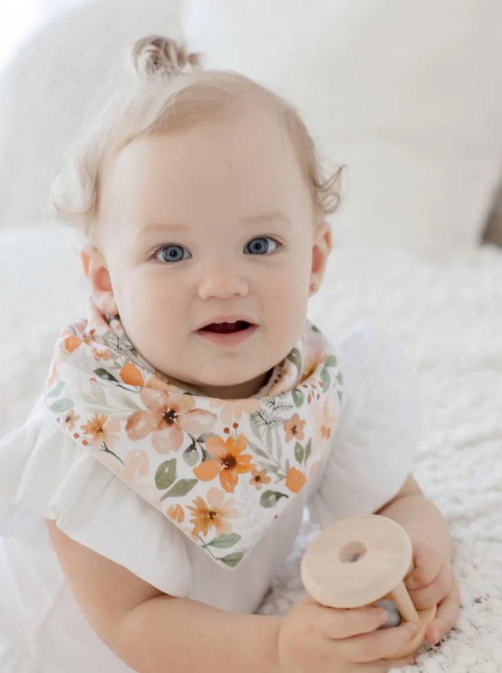 Bambella Bandana Bibs 2 Pack | Bloom & Nude