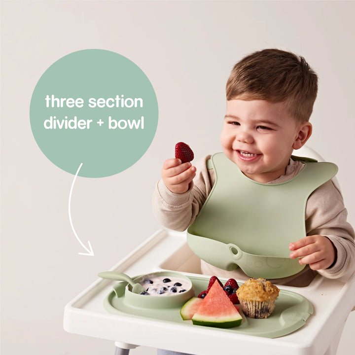 bbox Roll + Go Mealtime Mat - Sage