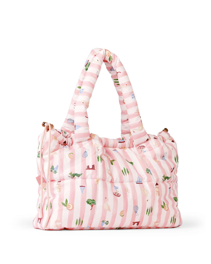 Marshmallow Midi Tote Bag - Boat Club