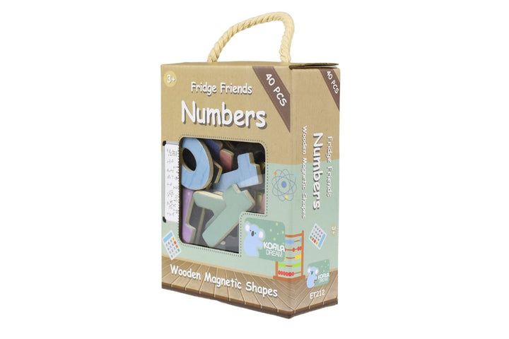 Fridge Friends 40 Piece Magnet Set - Magnetic Numbers
