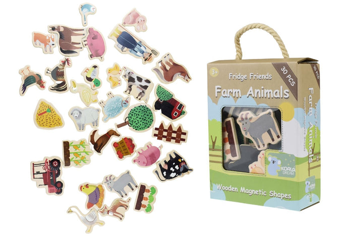 Fridge Friends 30 Piece Magnet Set - On the Farm