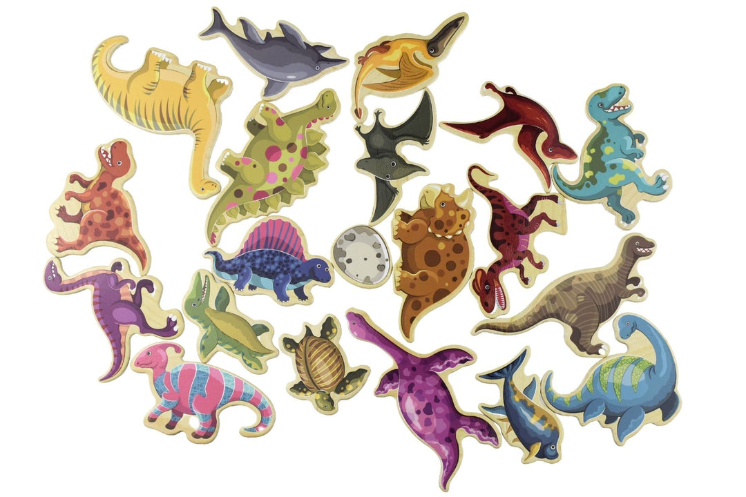 Fridge Friends 20 Piece Magnet Set - Dinosaurs