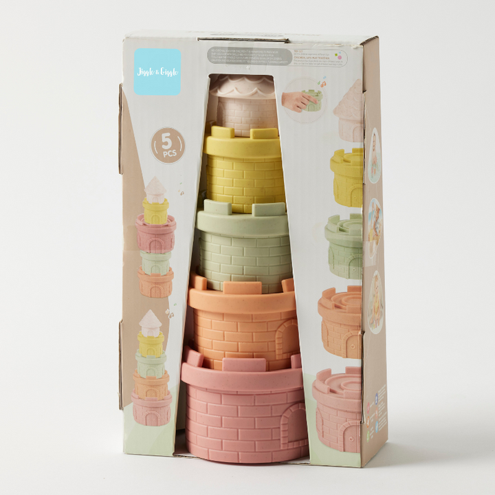 Eco-Friendly Castle Stacker Play Set