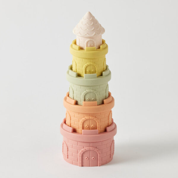 Eco-Friendly Castle Stacker Play Set
