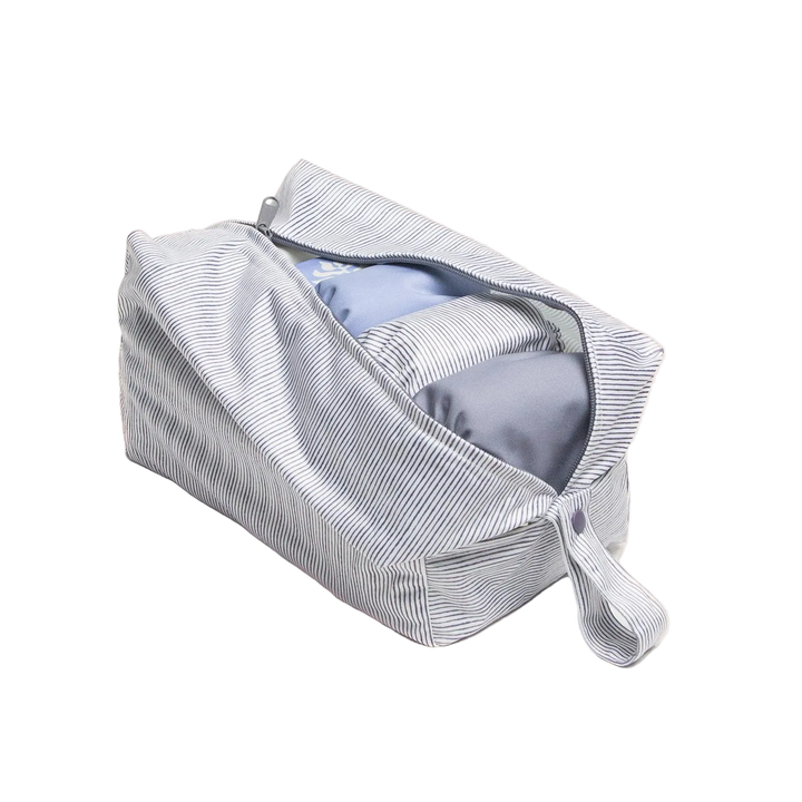 EcoNaps Pod Wet Bag | Indigo Pinstripe