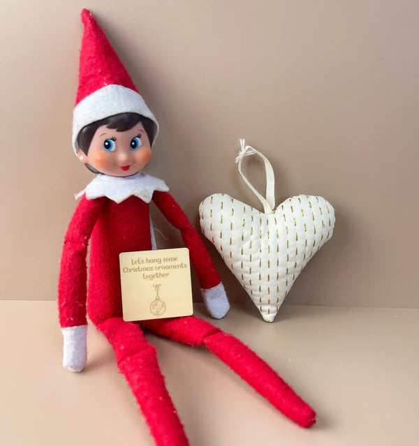 Elf on the Shelf Timber Tile Pack - 24 Days of Christmas Elf Ideas