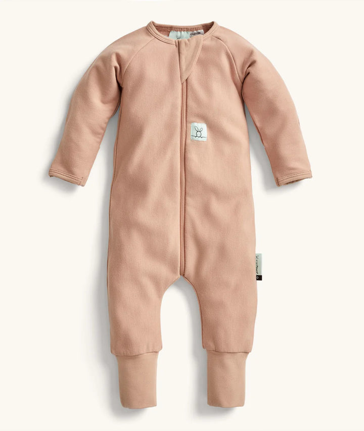 ergoPouch Layer | Long Sleeve Zip Bodysuit 1.0 TOG - Latte