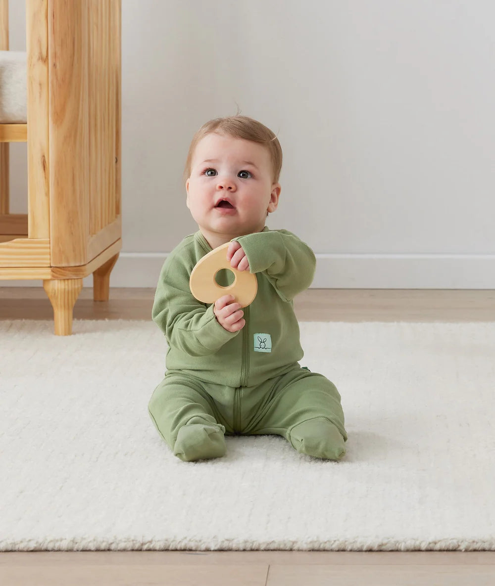ergoPouch Layer | Long Sleeve Zip Bodysuit 1.0 TOG - Moss