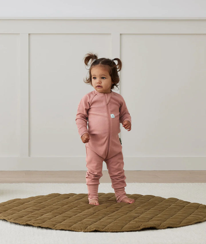 ergoPouch Layer | Long Sleeve Zip Bodysuit 1.0 TOG - Rose