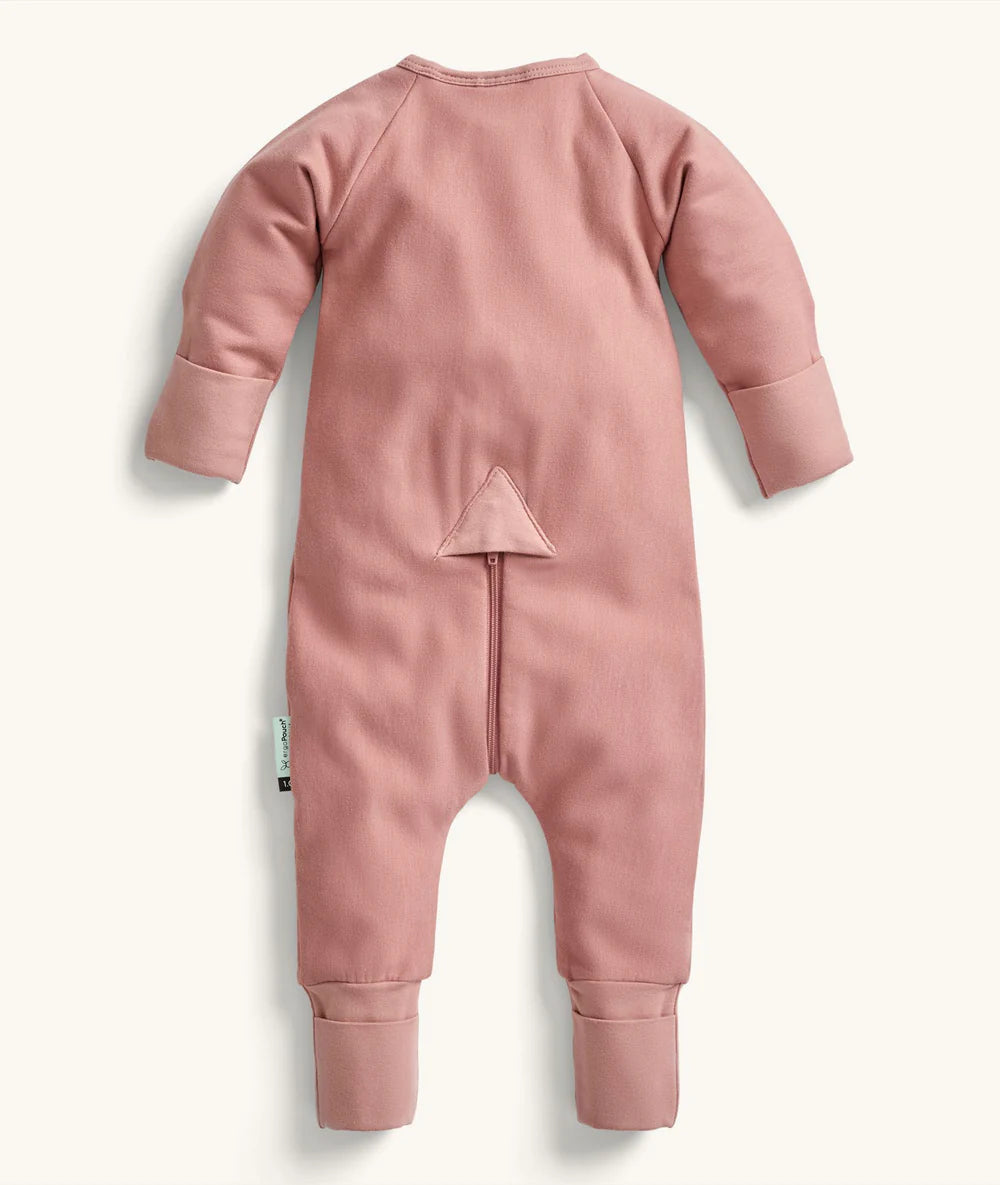 ergoPouch Layer | Long Sleeve Zip Bodysuit 1.0 TOG - Rose