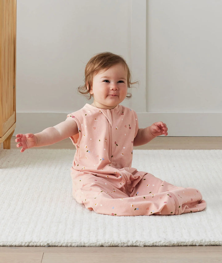 ergoPouch Sleep Suit Bag 0.2 TOG - Daisies
