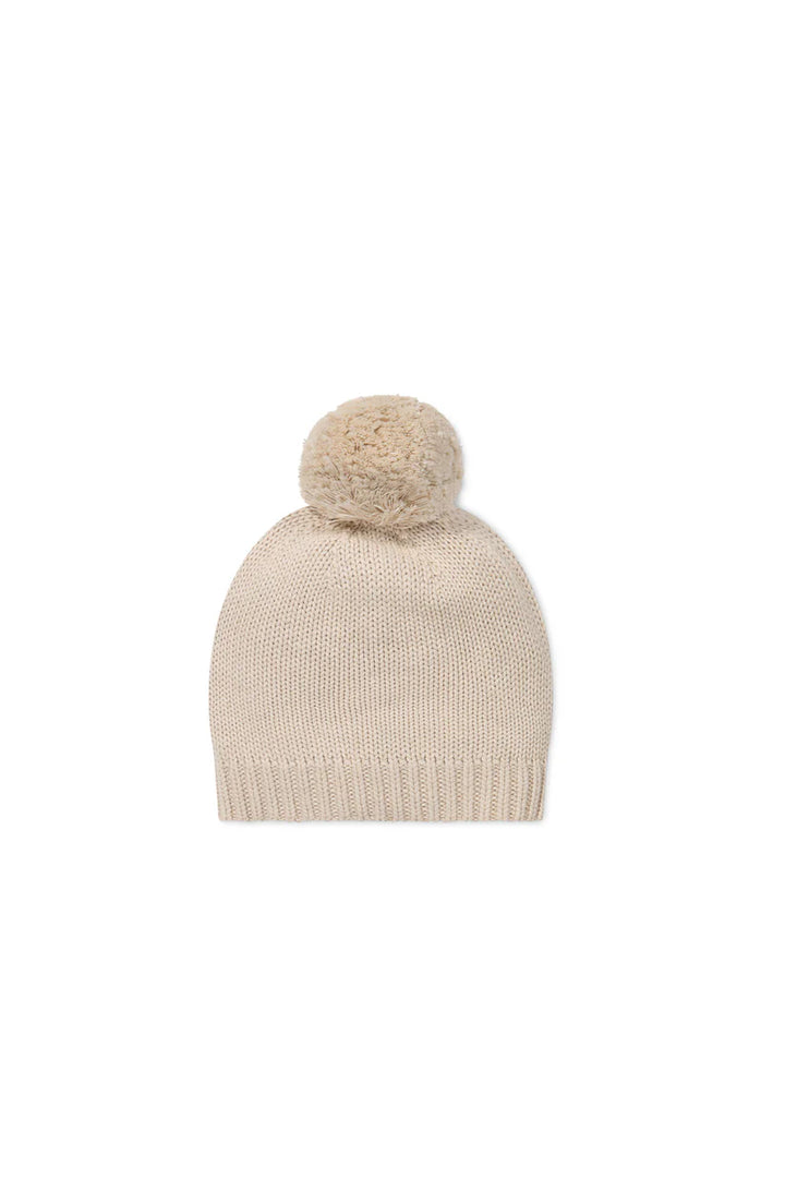 Jamie Kay Organic Cotton Ethan Hat - Oatmeal Marle