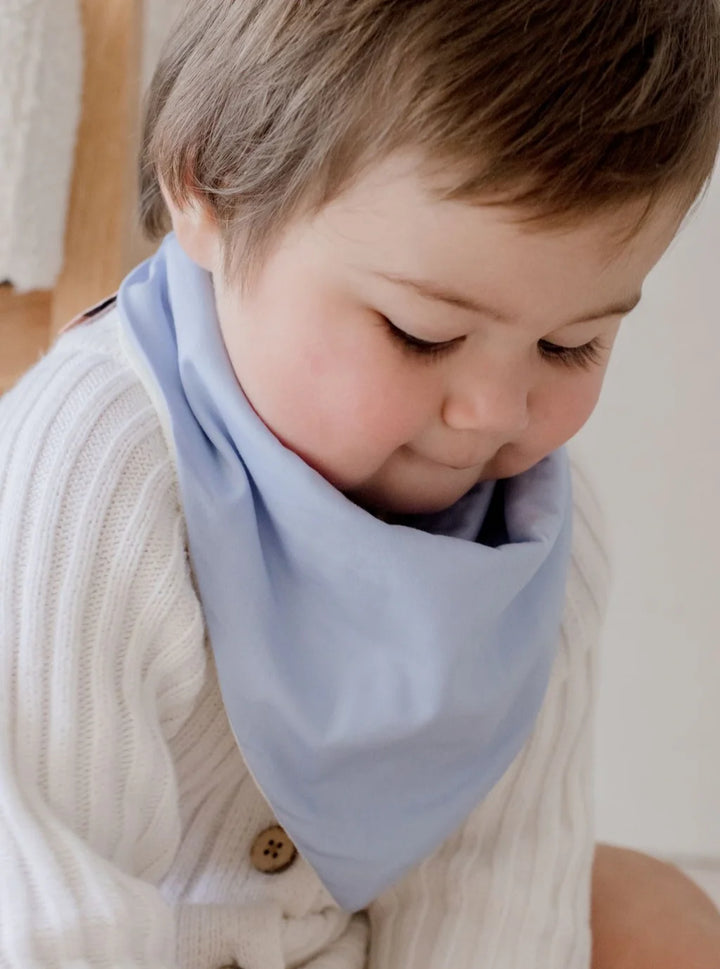 Bambella Bandana Bibs 2 Pack | Turtle Bay & Sky Blue