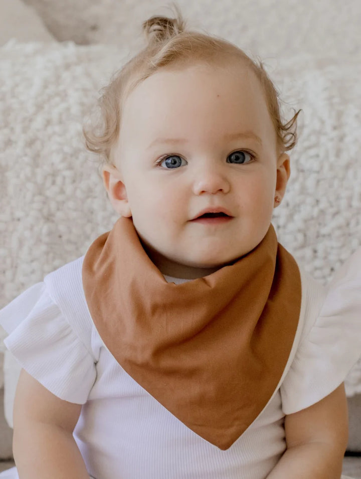 Bambella Bandana Bibs 2 Pack | Queen of the Jungle & Chestnut