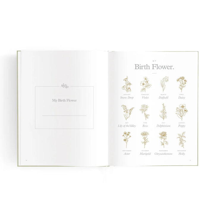 Fox & Fallow Mini Baby Book - Oatmeal