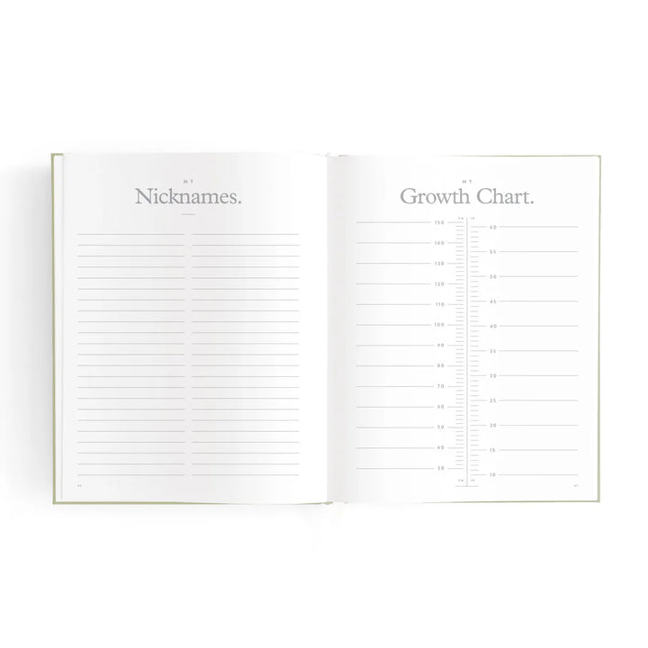 Fox & Fallow Mini Baby Book - Oatmeal
